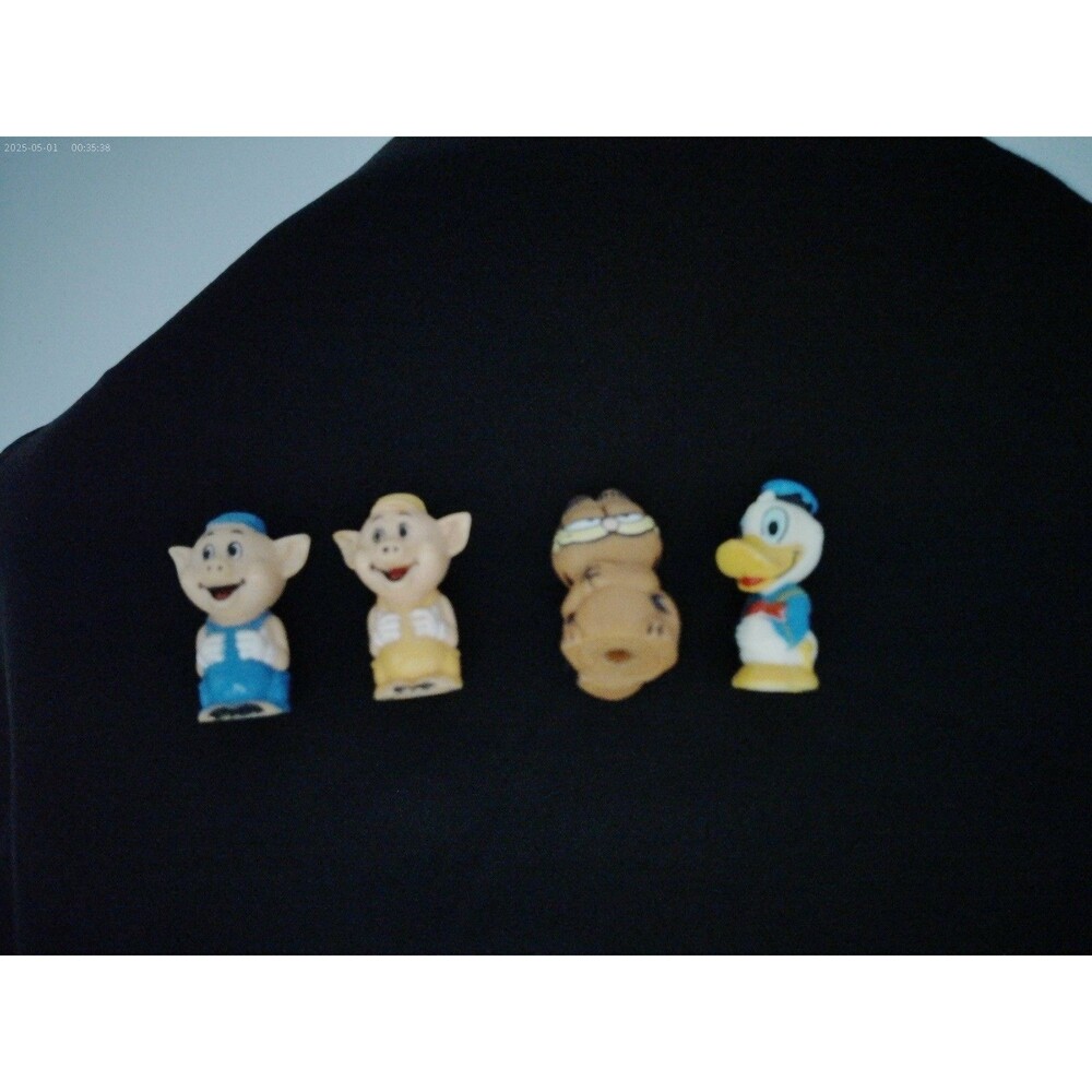 Lot of 4 Vintage 1960's - 1970's Walt Disney Prod. Pencil Topper